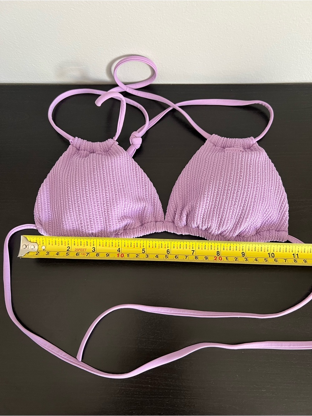 2/$32 Roxy Lilac Textured Bikini Set | Size Small - Picture 11 of 16
